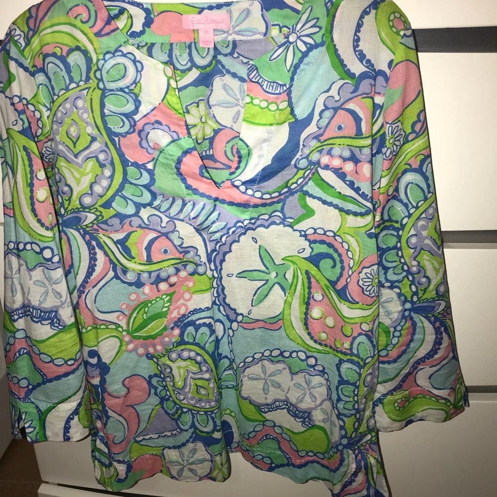 Lilly Pulitzer linen shirt